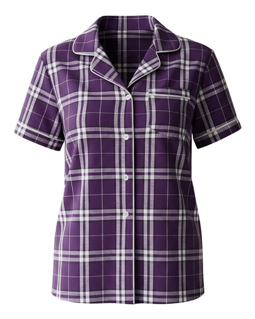 Boxercraft BW7101 - Purple/ White Plaid