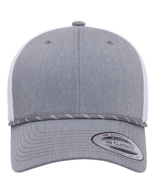 YP Classics 6606BD - Heather Grey/ White