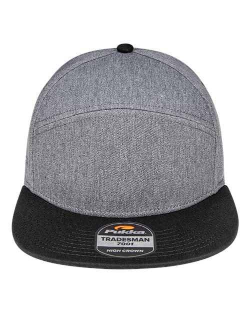 Pukka 7001P - Dark Grey Heather/ Black