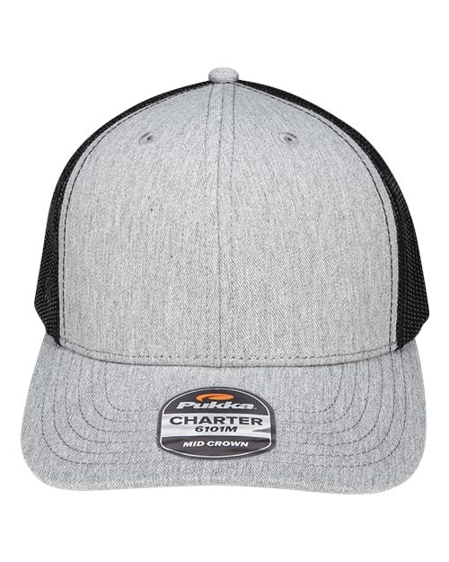 Pukka 6101M - Grey Heather/ Black