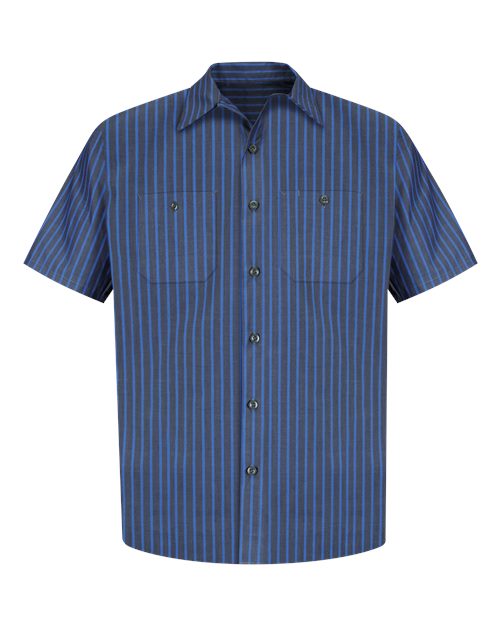 Red Kap SP24 - Grey/ Blue Stripe