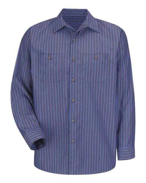 Red Kap SP14 - Grey/ Blue Stripe
