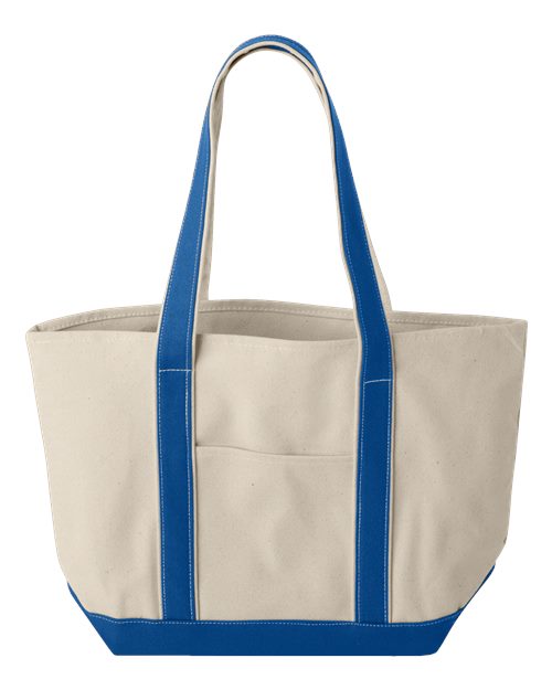 Liberty Bags 8871 - Natural/ Royal