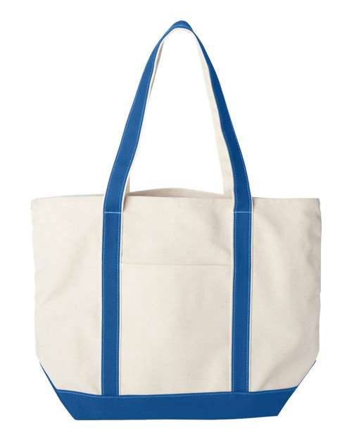 Liberty Bags 8872 - Natural/ Royal