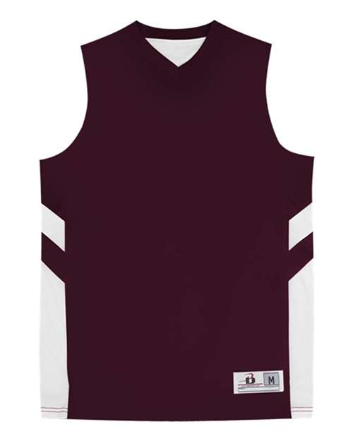 Alleson Athletic 8566 - Maroon/ White