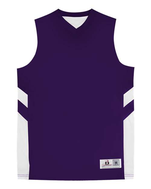 Alleson Athletic 8566 - Purple/ White