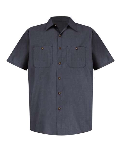 Red Kap SP24 - Blue/ Charcoal Microcheck