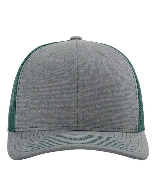 Richardson 112 - Heather Grey/ Dark Green
