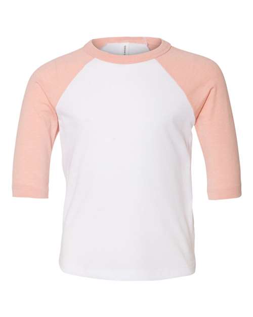 BELLA + CANVAS 3200T - White/ Heather Peach