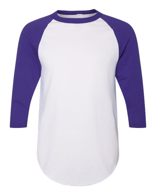 Augusta Sportswear 4420 - White/ Purple