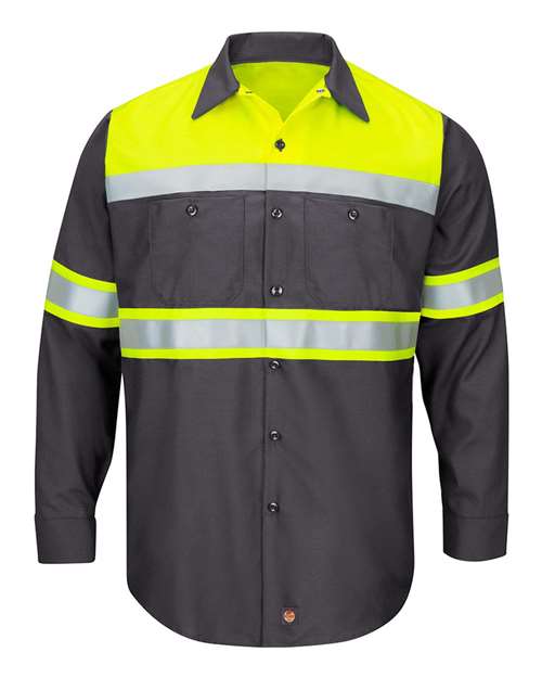 Red Kap SY70 - Fluorescent Yellow/ Charcoal