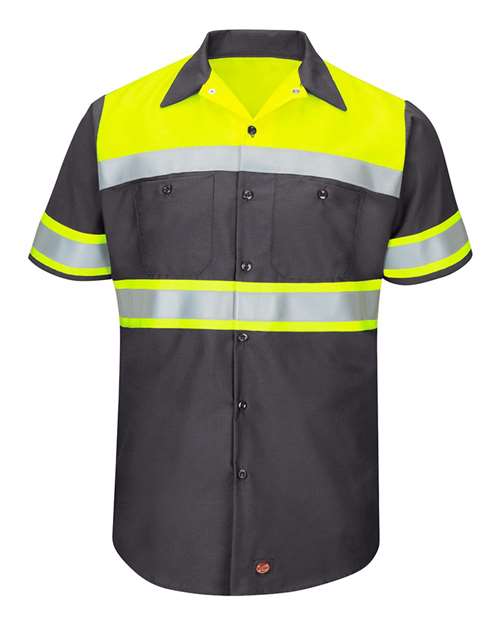 Red Kap SY80 - Fluorescent Yellow/ Charcoal