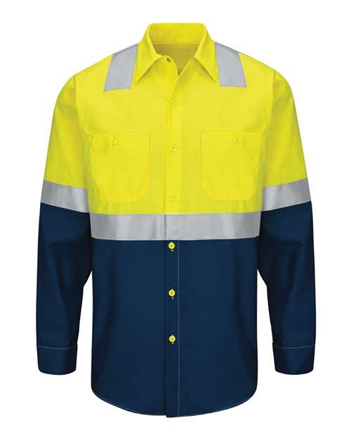 Red Kap SY14 - Fluorescent Yellow/ Green/ Navy