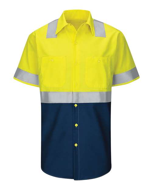Red Kap SY24T - Fluorescent Yellow/ Green/ Navy