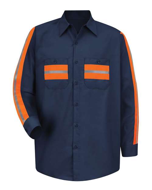 Red Kap SP14E - Navy/ Orange Trim