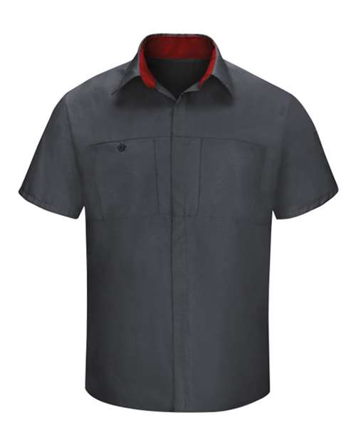 Red Kap SY42 - Charcoal/ Fireball Red