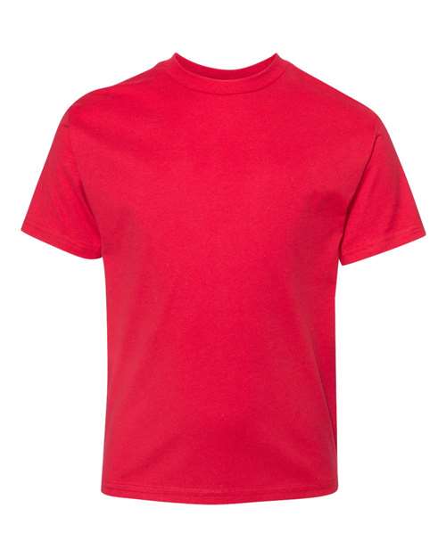 Hanes 498Y - Athletic Red