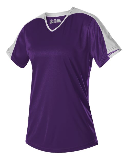 Alleson Athletic 558VG - Purple/ White