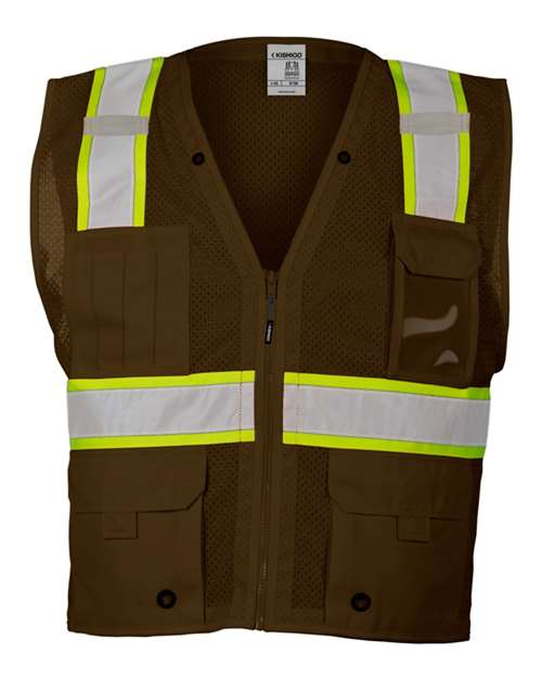 Kishigo B100-111 - Brown/ Lime - B108