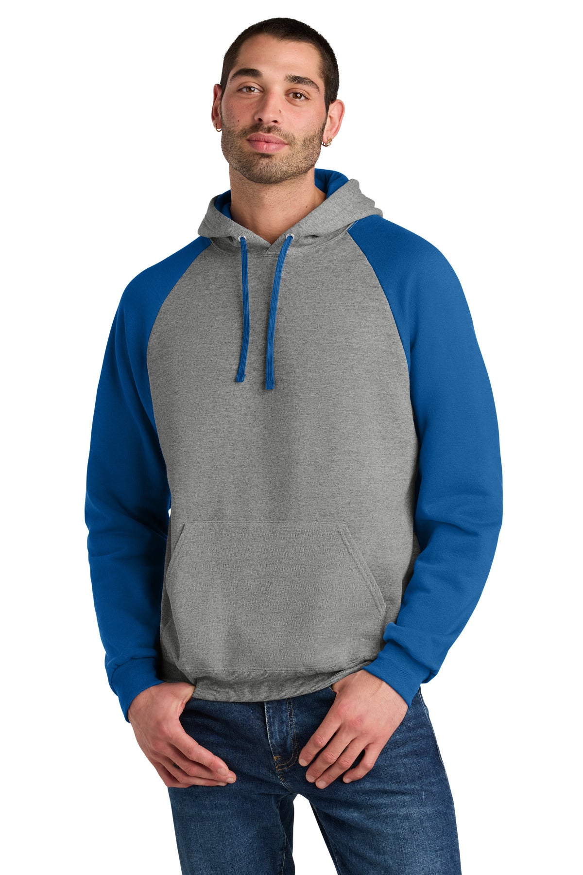 Jerzees® Unisex NuBlend® Colorblock Raglan Hoodie Sweatshirt 96C
