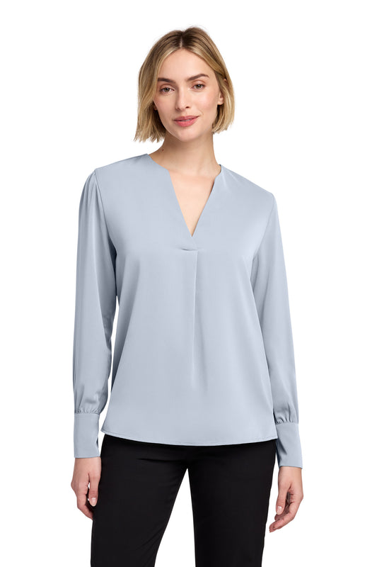 Brooks Brothers® Women's Open-Neck Satin Blouse BB18009