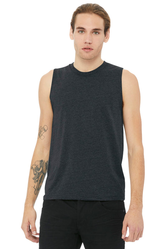 DISCONTINUEDBELLA+CANVAS ® Unisex Jersey Muscle Tank. BC3483