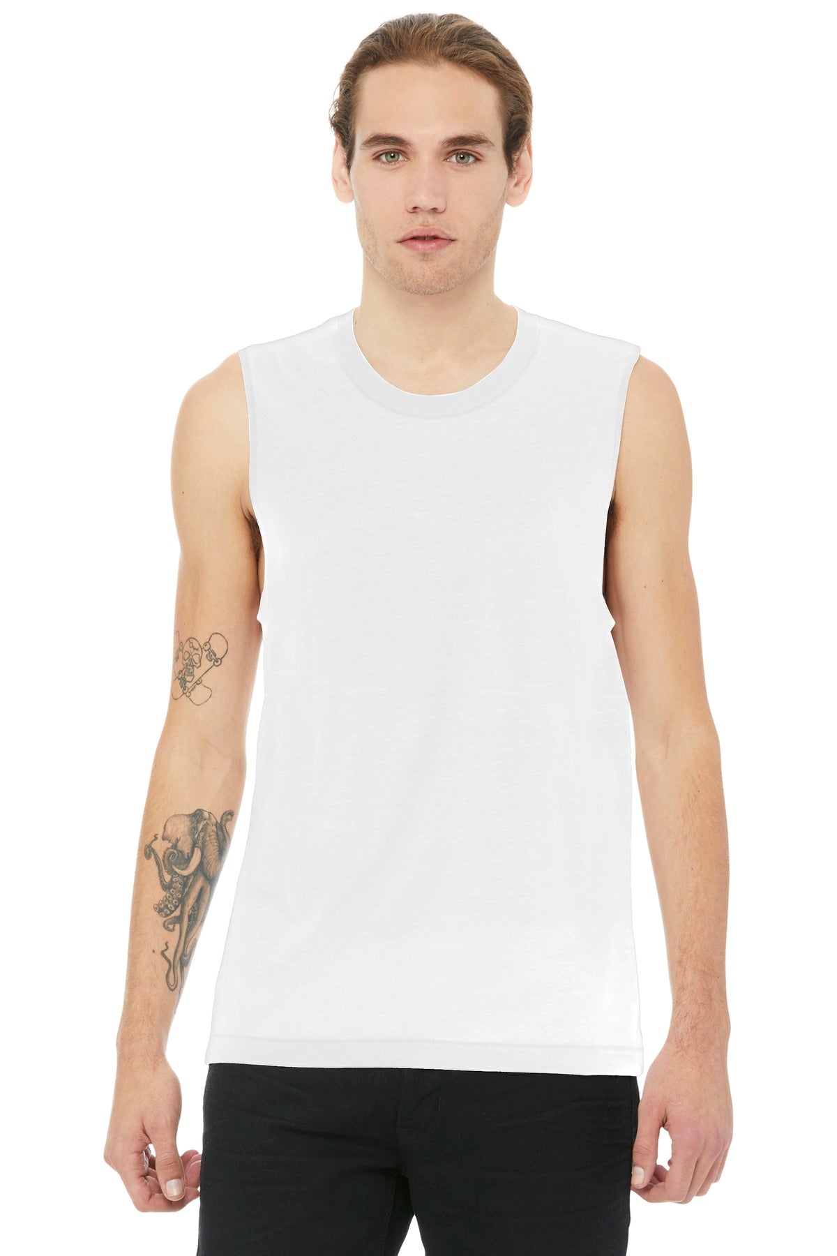 DISCONTINUEDBELLA+CANVAS ® Unisex Jersey Muscle Tank. BC3483