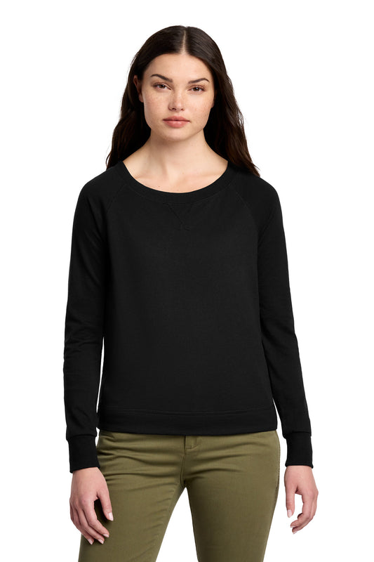 District® Women's Featherweight French Terry™ Long Sleeve Crewneck DT672