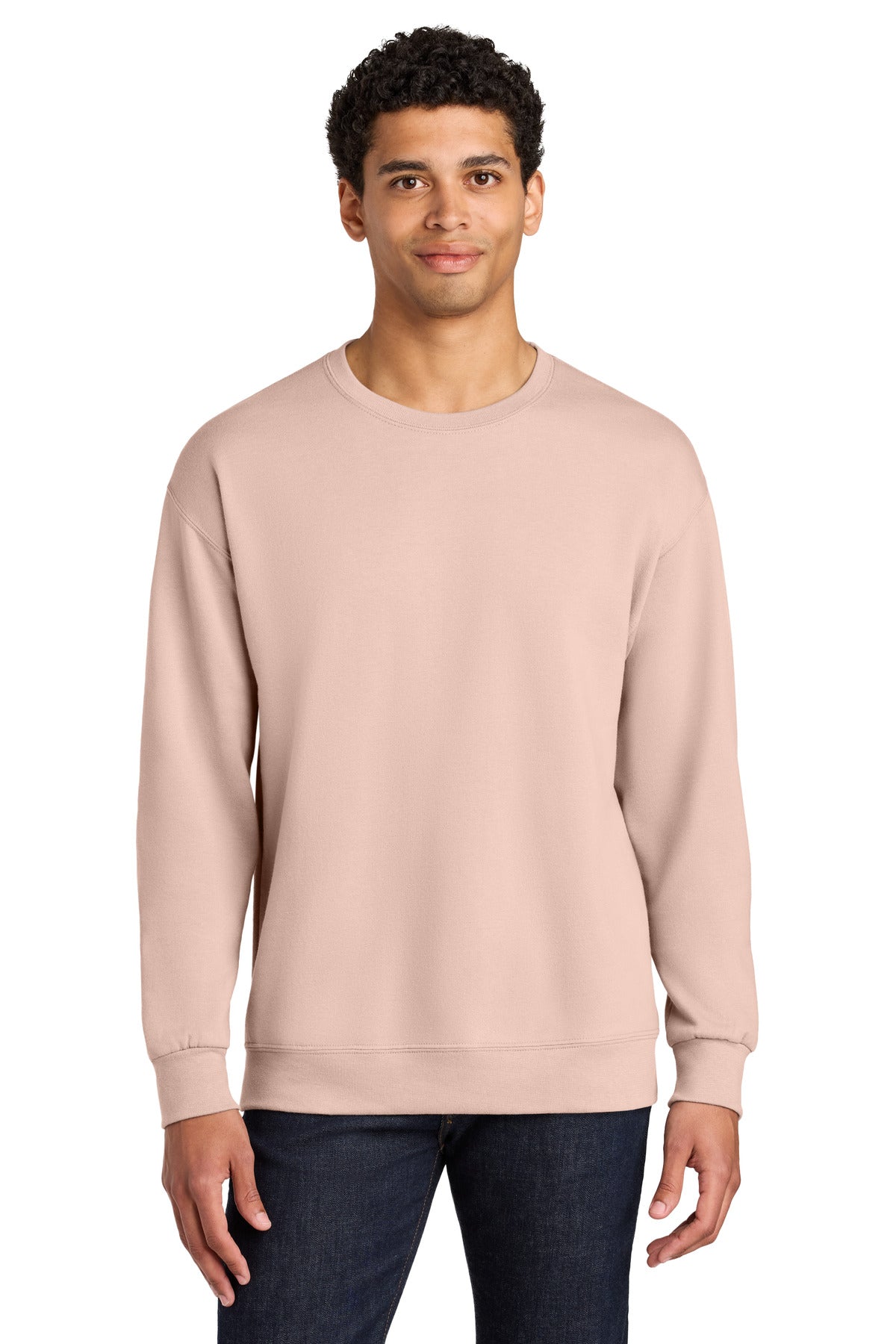 Jerzees Ultimate™ Unisex CVC Ring Spun Crewneck Sweatshirt IC48M
