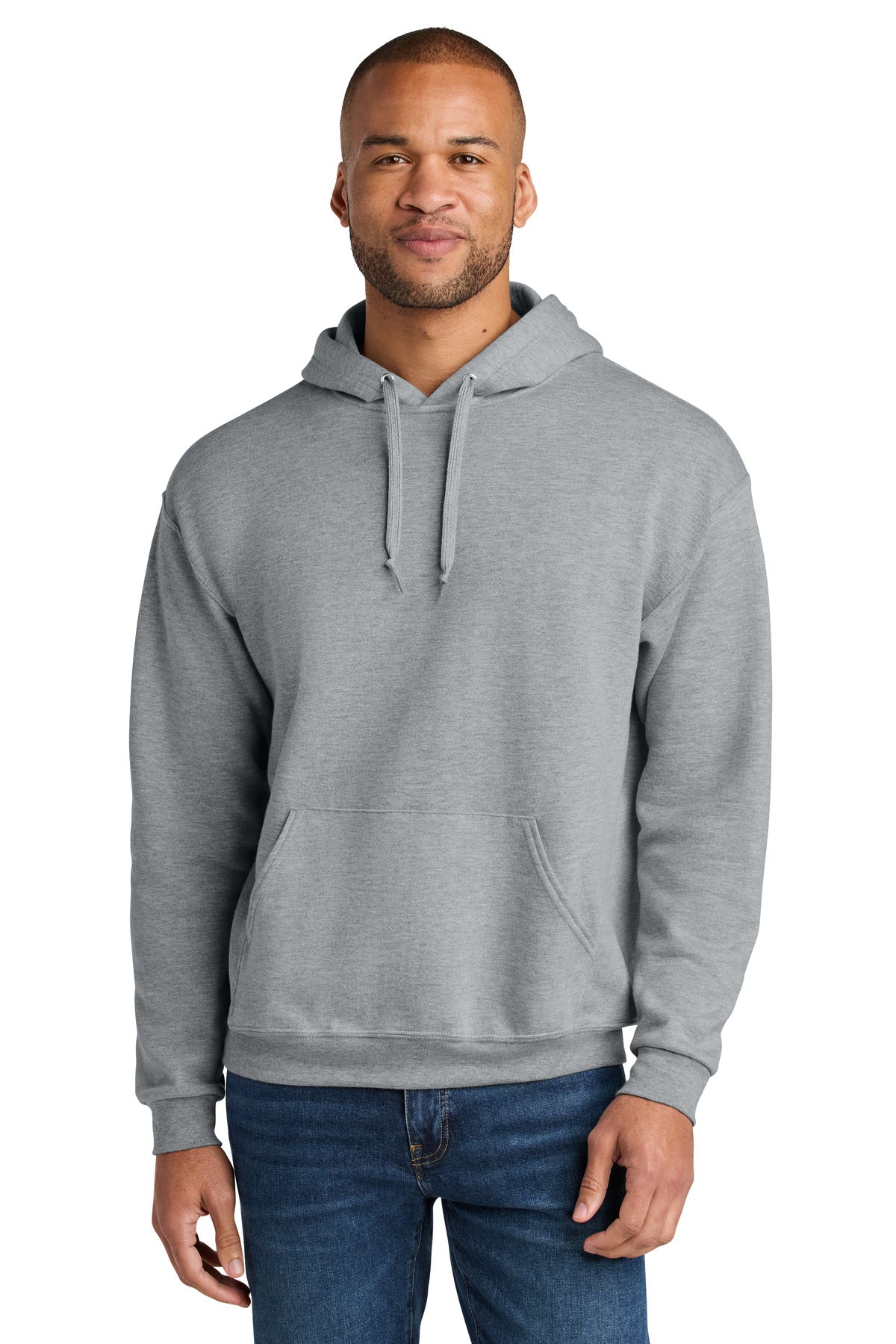 Jerzees Ultimate™ Unisex CVC Ring Spun Hooded Sweatshirt IC49M