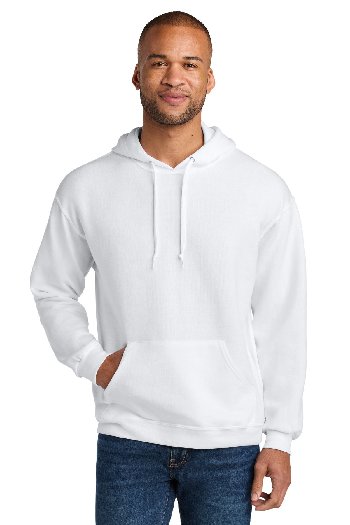 Jerzees Ultimate™ Unisex CVC Ring Spun Hooded Sweatshirt IC49M