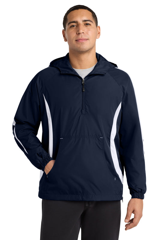 Sport-Tek® Colorblock Raglan Anorak. JST63