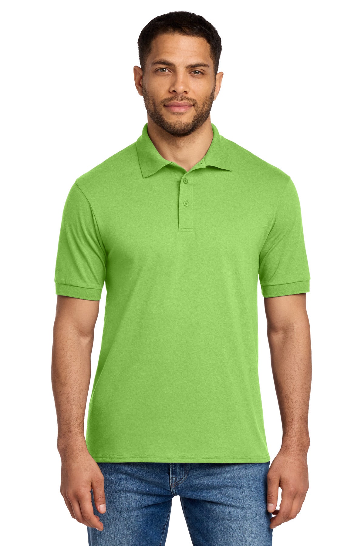Port & Co™ Core Blend Jersey Knit Polo. KP55