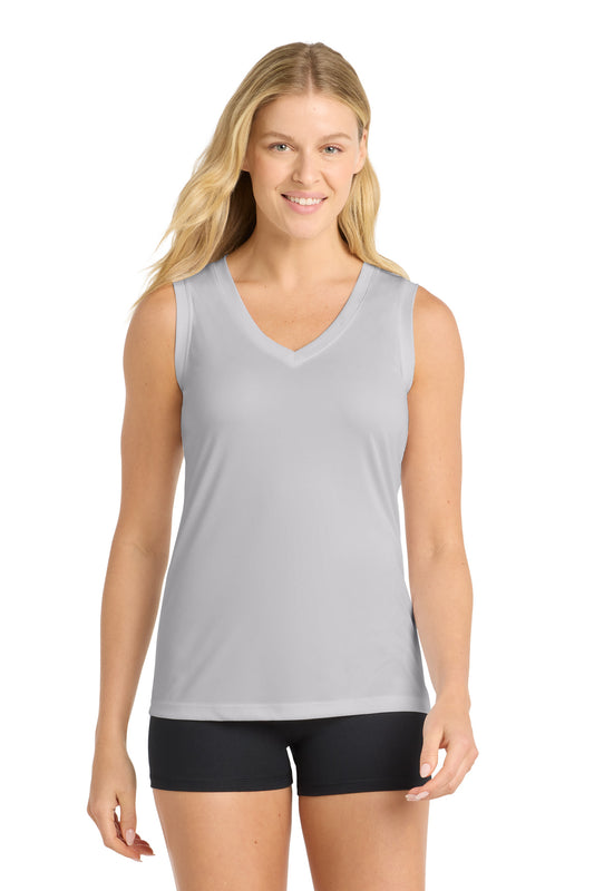 Sport-Tek® Women's Sleeveless PosiCharge® Competitor V-Neck Tee. LST352