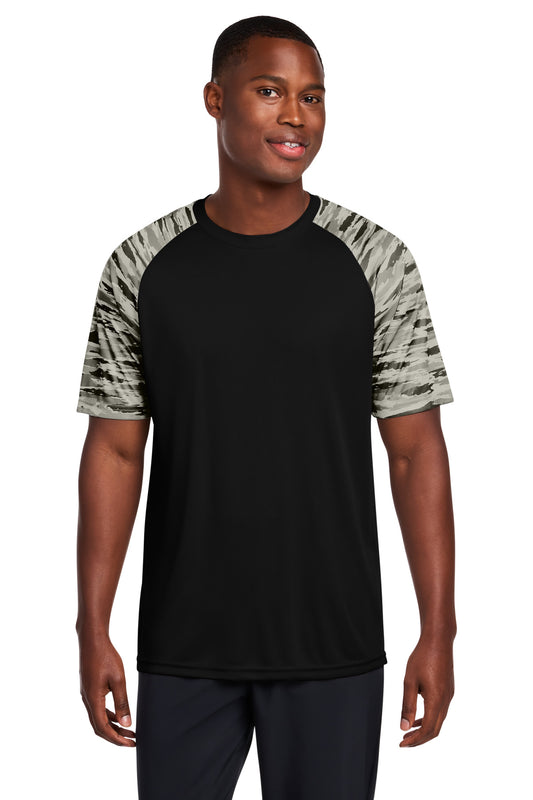 Sport-Tek® Drift Camo Colorblock Tee ST376
