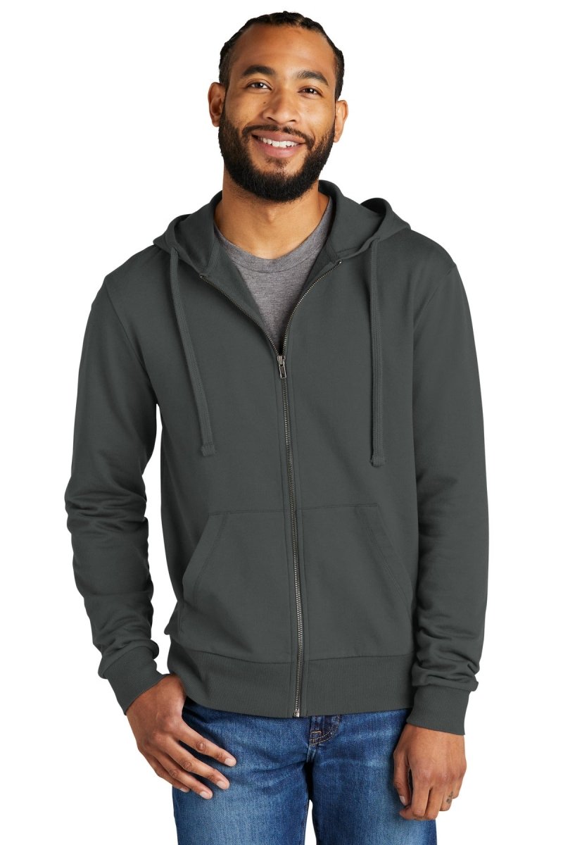 AllmadeÂ® Unisex Organic French Terry Full-Zip Hoodie AL4002 - uslegacypromotions