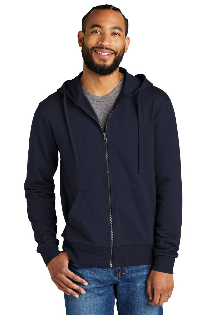 AllmadeÂ® Unisex Organic French Terry Full-Zip Hoodie AL4002 - uslegacypromotions