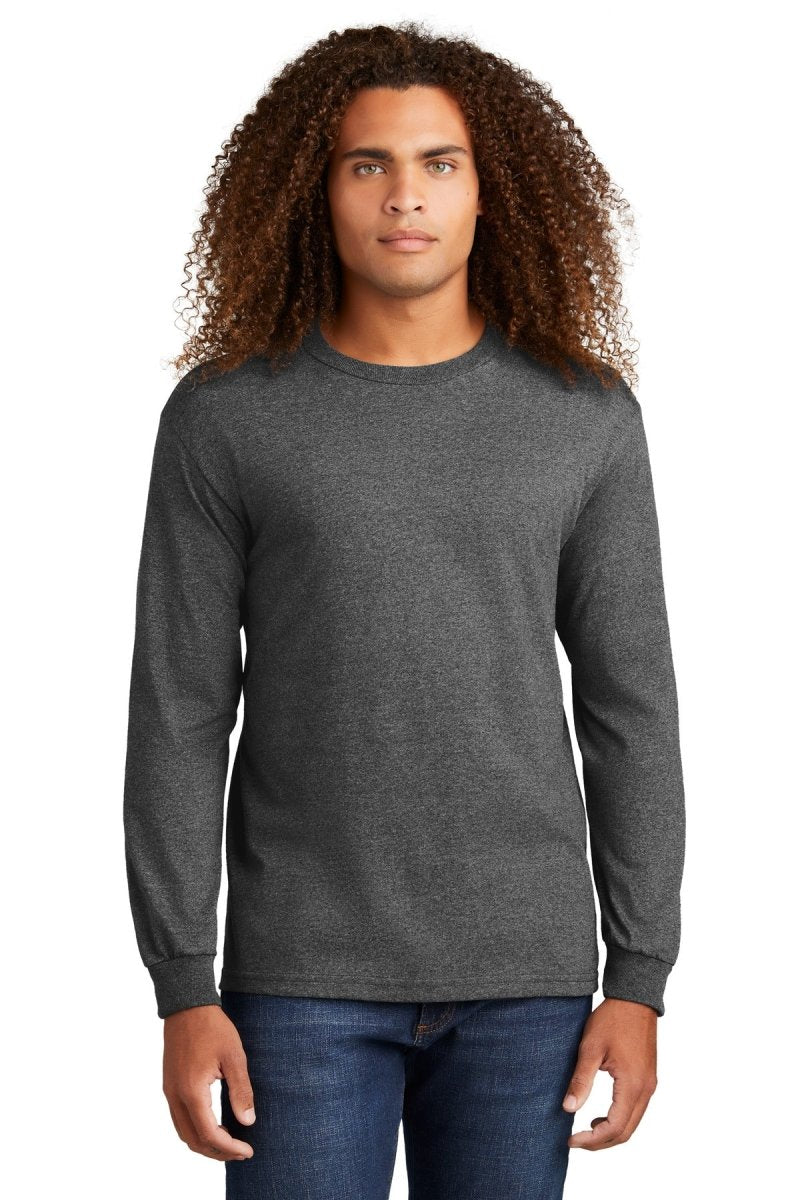 American ApparelÂ® Heavyweight Unisex Long Sleeve T-Shirt 1304W - uslegacypromotions