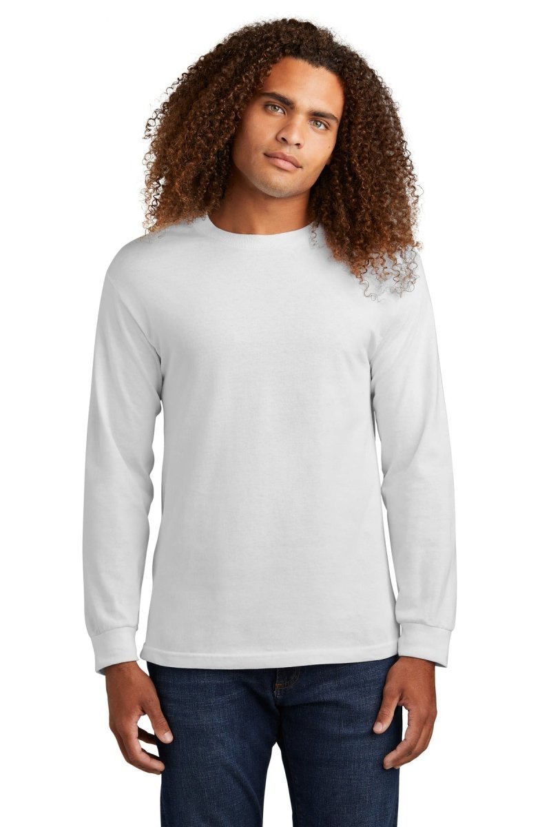 American ApparelÂ® Heavyweight Unisex Long Sleeve T-Shirt 1304W - uslegacypromotions