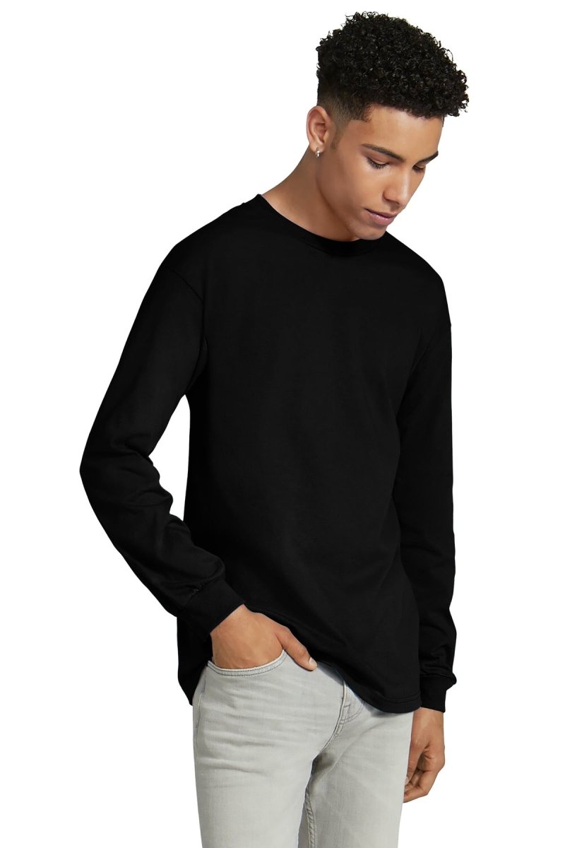 American ApparelÂ® Heavyweight Unisex Long Sleeve T-Shirt 1304W - uslegacypromotions