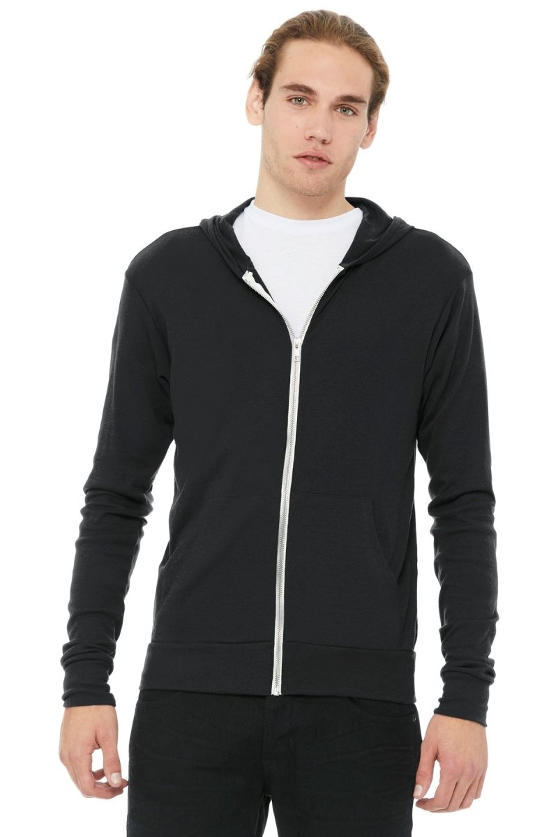 BELLA+CANVAS Â® Unisex Triblend Full-Zip Lightweight Hoodie. BC3939 - uslegacypromotions