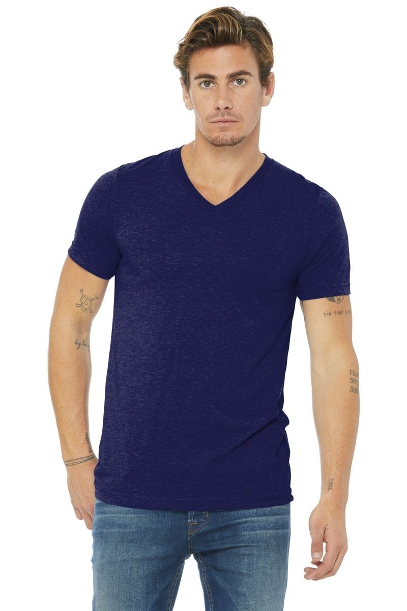 BELLA+CANVAS Â® Unisex Triblend Short Sleeve V-Neck Te. BC3415 - uslegacypromotions