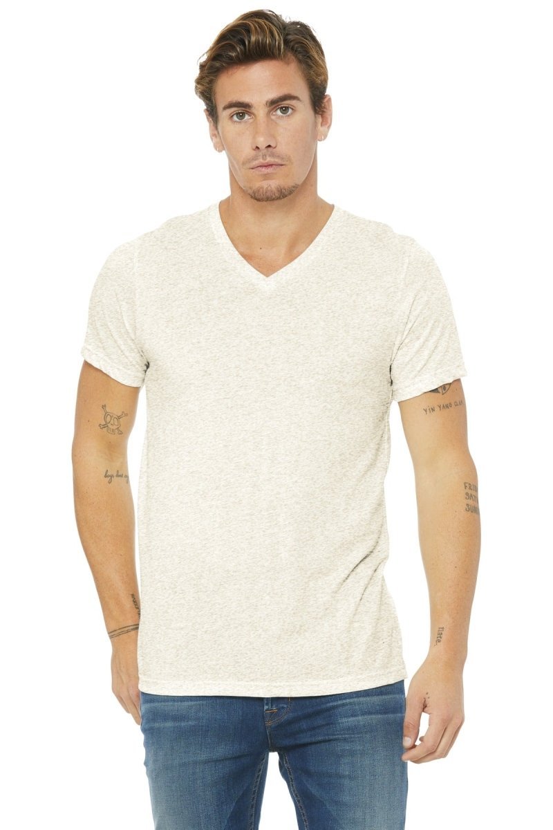 BELLA+CANVAS Â® Unisex Triblend Short Sleeve V-Neck Te. BC3415 - uslegacypromotions