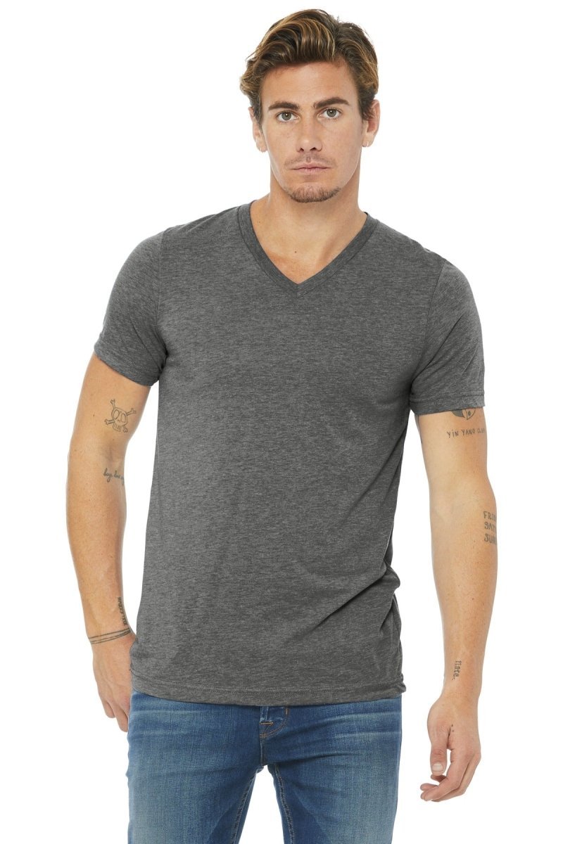 BELLA+CANVAS Â® Unisex Triblend Short Sleeve V-Neck Te. BC3415 - uslegacypromotions