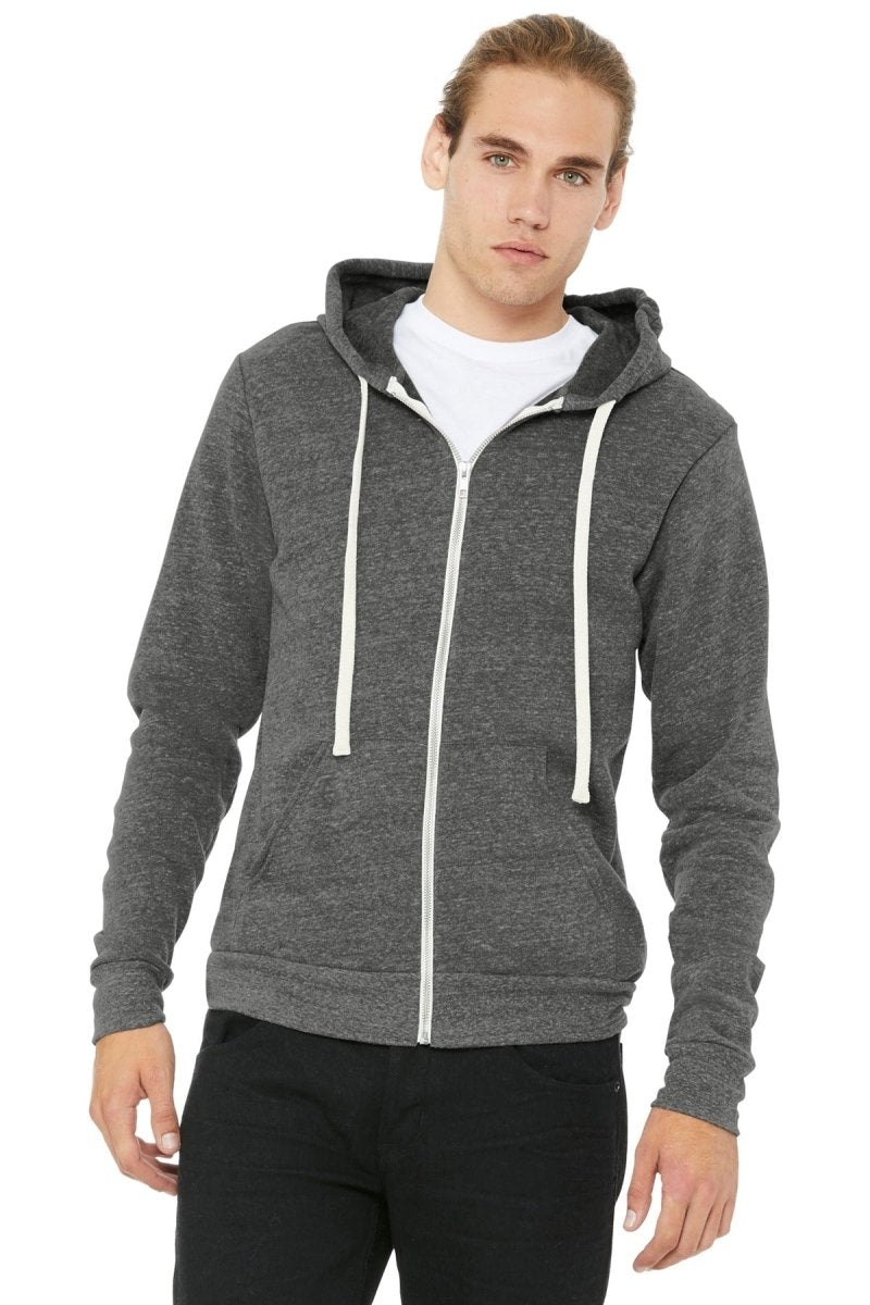 BELLA+CANVAS Â® Unisex Triblend Sponge Fleece Full-Zip Hoodie. BC3909 - uslegacypromotions