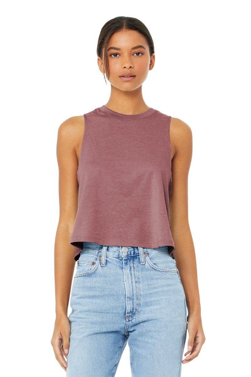 BELLA+CANVAS Â® Women's Racerback Cropped Tank. BC6682 - uslegacypromotions