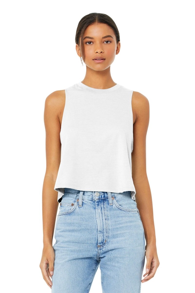 BELLA+CANVAS Â® Women's Racerback Cropped Tank. BC6682 - uslegacypromotions