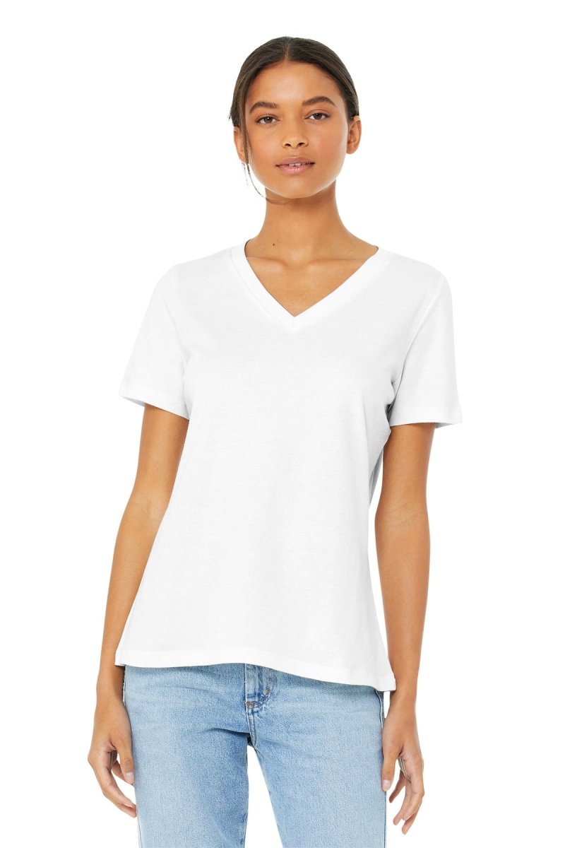 BELLA+CANVAS Â® Women's Relaxed Jersey Short Sleeve V-Neck Tee. BC6405 - uslegacypromotions