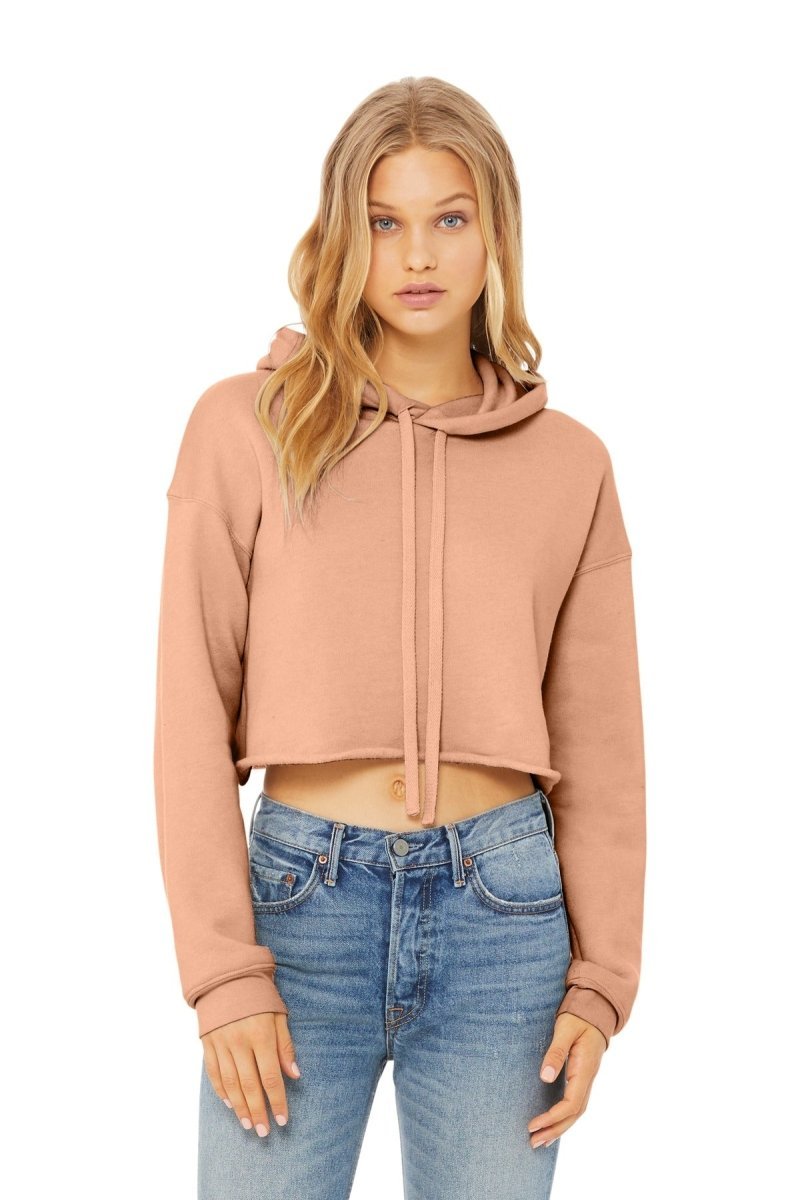 BELLA+CANVAS Â® Women's Sponge Fleece Cropped Fleece Hoodie. BC7502 - uslegacypromotions