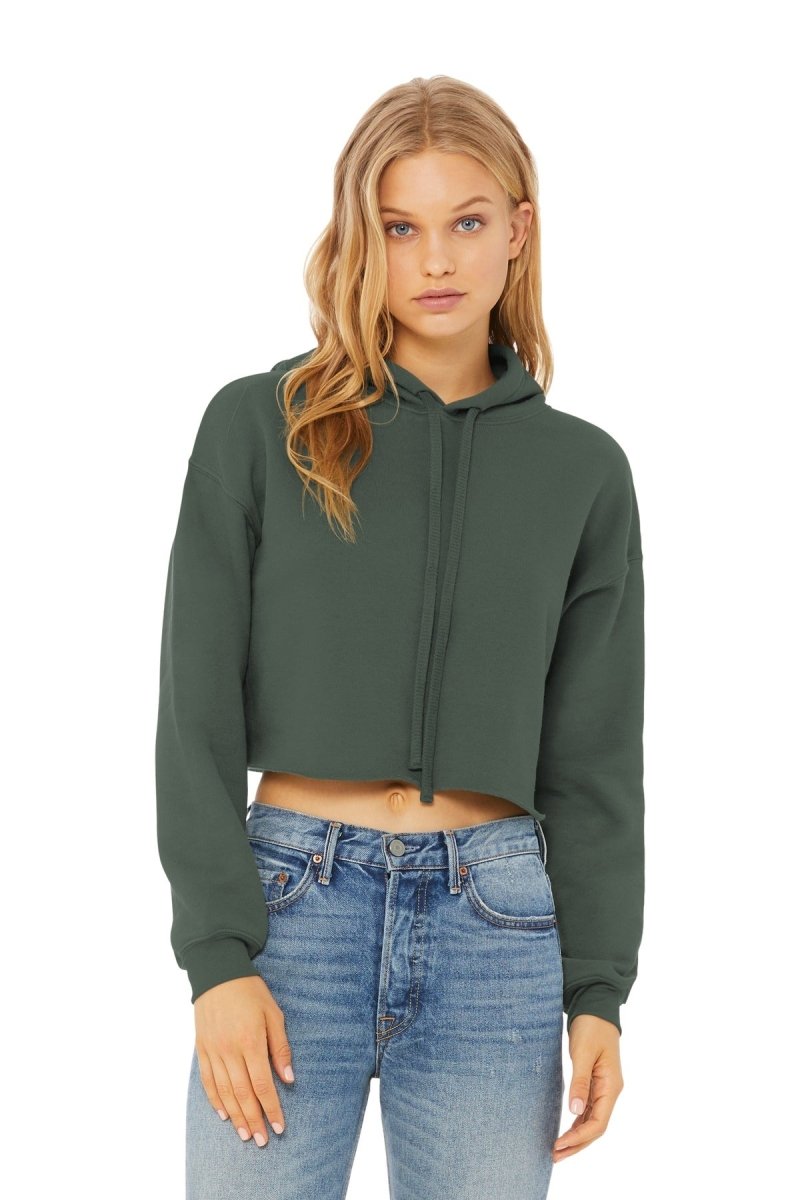 BELLA+CANVAS Â® Women's Sponge Fleece Cropped Fleece Hoodie. BC7502 - uslegacypromotions